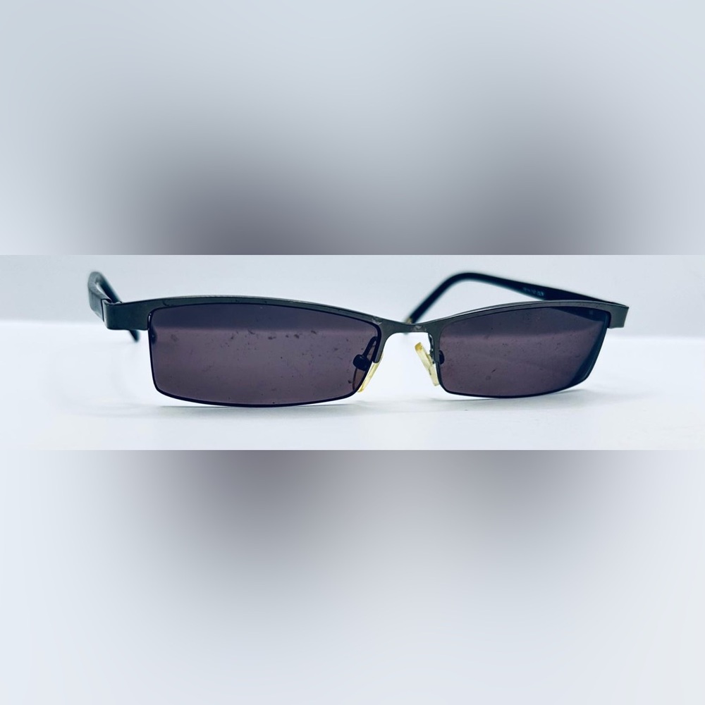 Marc Hunter 7221 Gunmetal Oval Half-Rim Sunglasses Frames Only